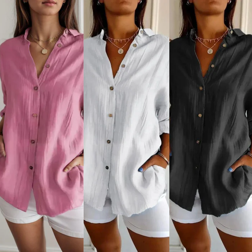 Camisa Ibiza em Linho de Algodão