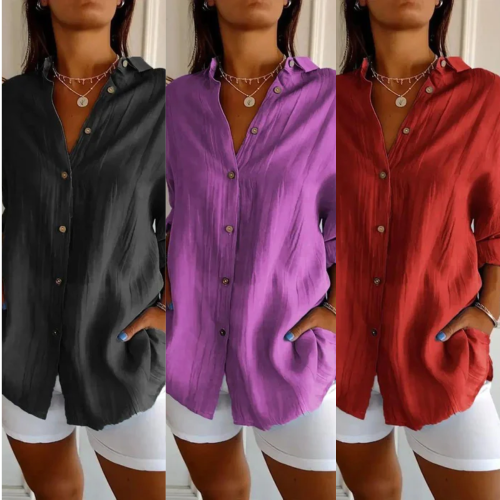 Camisa Ibiza em Linho de Algodão
