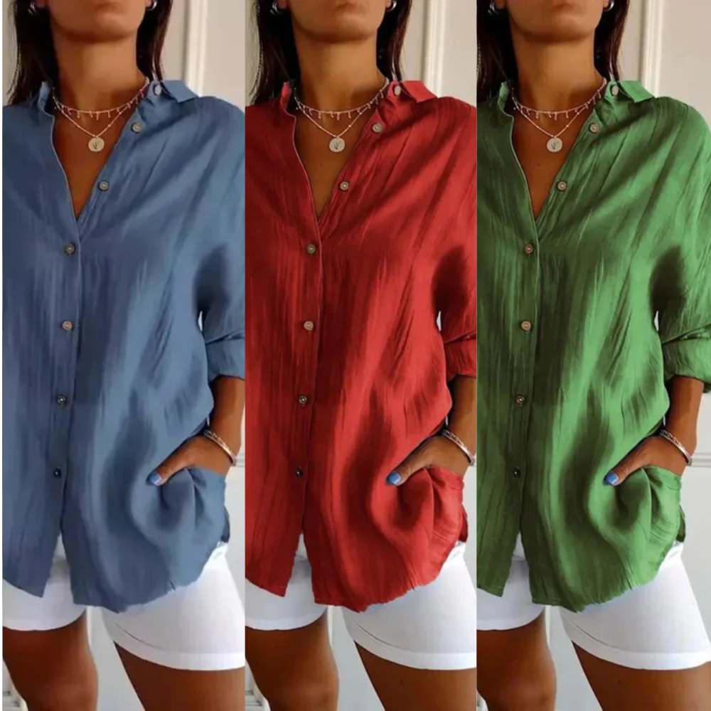 Camisa Ibiza em Linho de Algodão