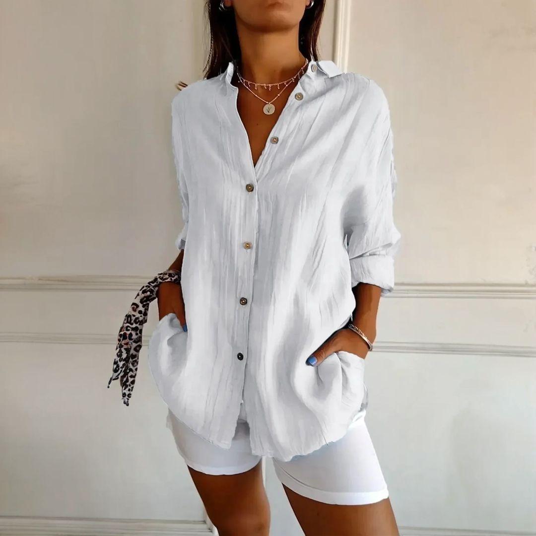 Camisa Ibiza em Linho de Algodão