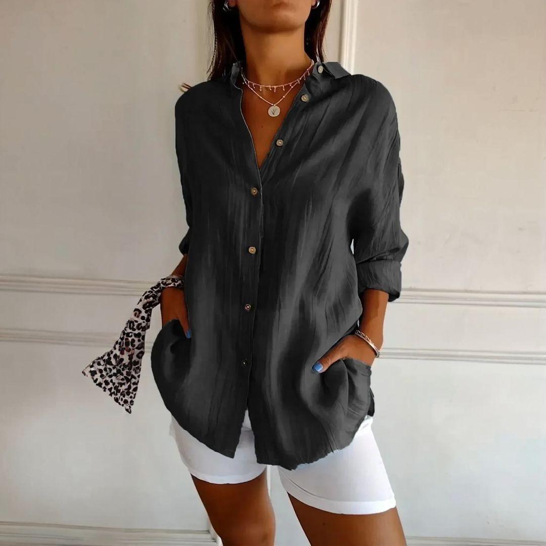 Camisa Ibiza em Linho de Algodão