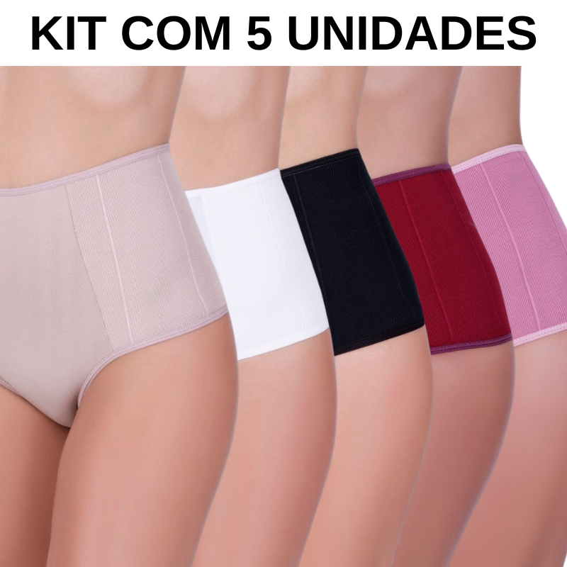 Kit com 5 Calcinhas Premium