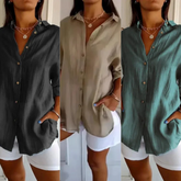Camisa Ibiza em Linho de Algodão