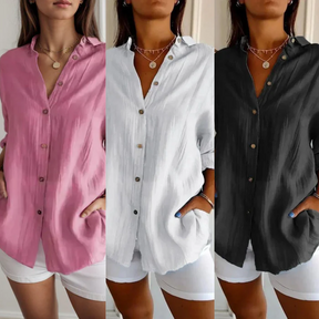 Camisa Ibiza em Linho de Algodão
