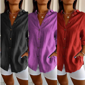 Camisa Ibiza em Linho de Algodão
