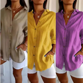 Camisa Ibiza em Linho de Algodão