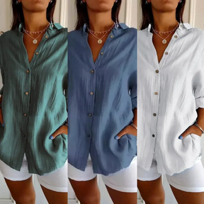 Camisa Ibiza em Linho de Algodão