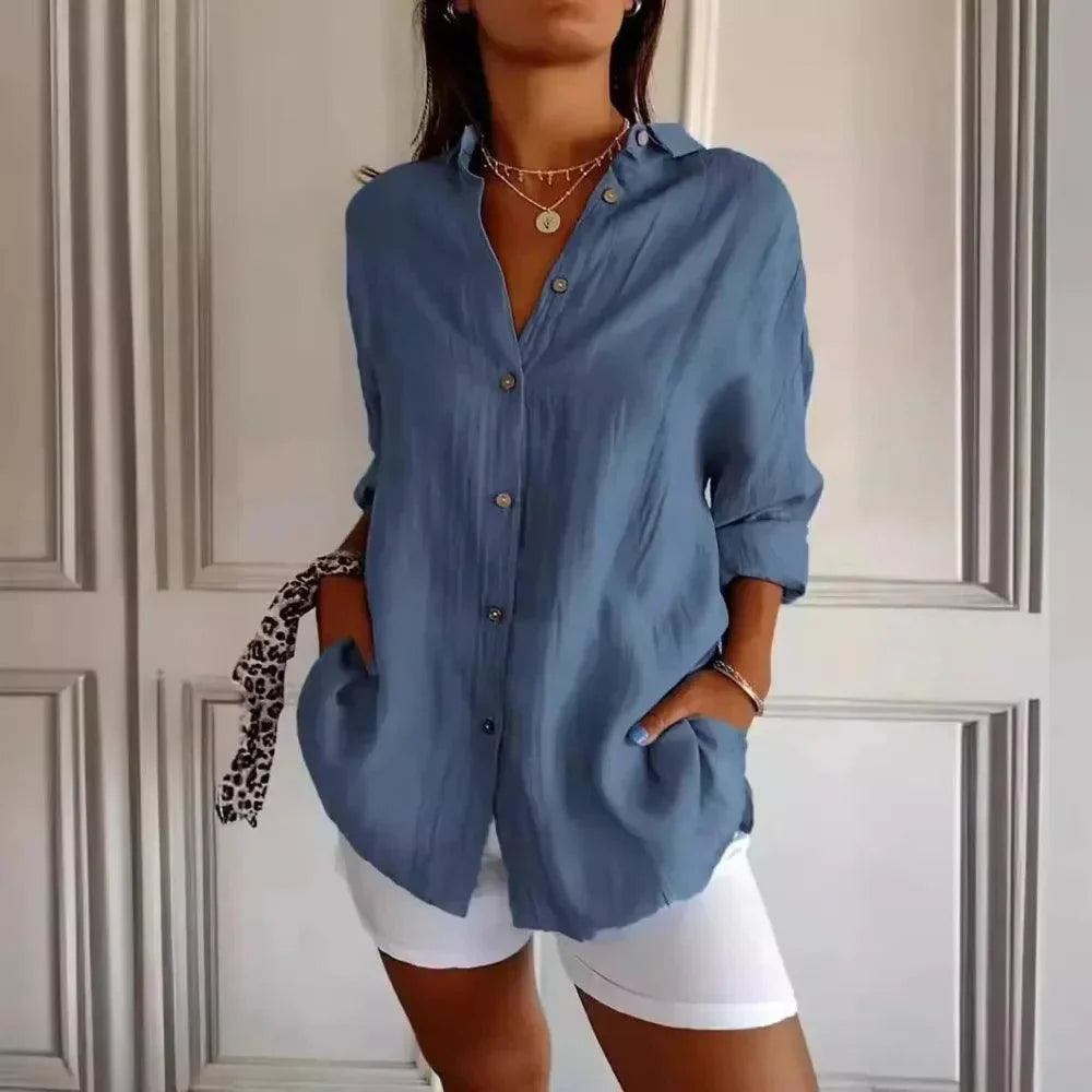 Camisa Ibiza em Linho de Algodão